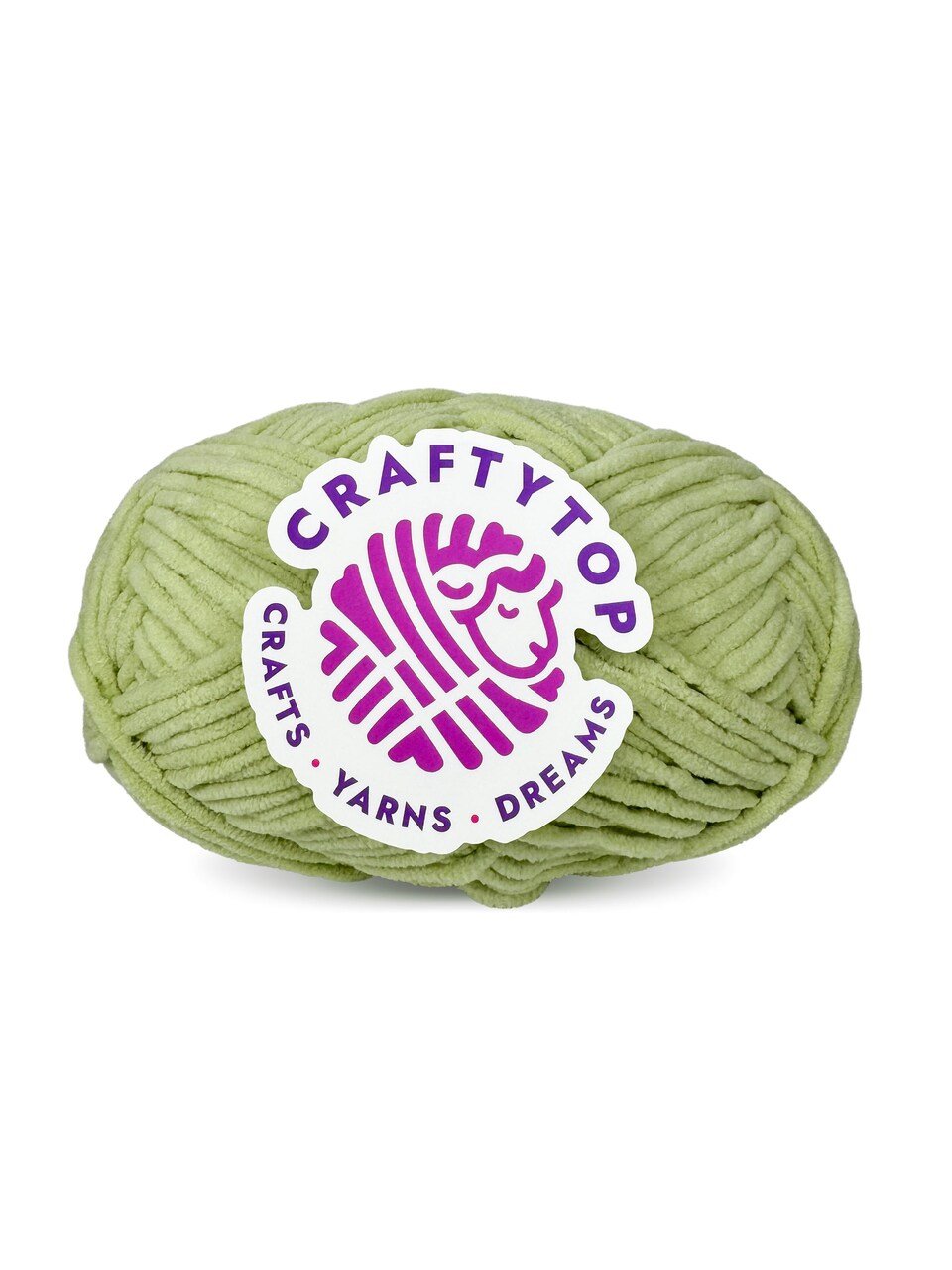 Craftytop™ Bulky Velvet Yarn #5 for Knitting & Crochet (Cactus Blossom)